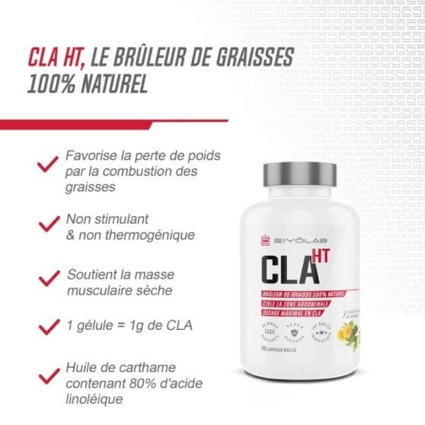 CLA HT : Le Brûleur de Graisse Naturel pour une Action Ciblée sur la Graisse Abdominale | Notre Avis CLA HT : Le Brûleur de Graisse Naturel pour une Action Ciblée sur la Graisse Abdominale