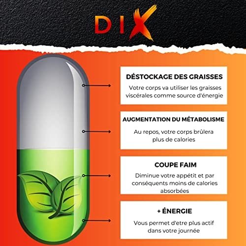Fat Burner DIX : le brûleur de graisse hautement dosé